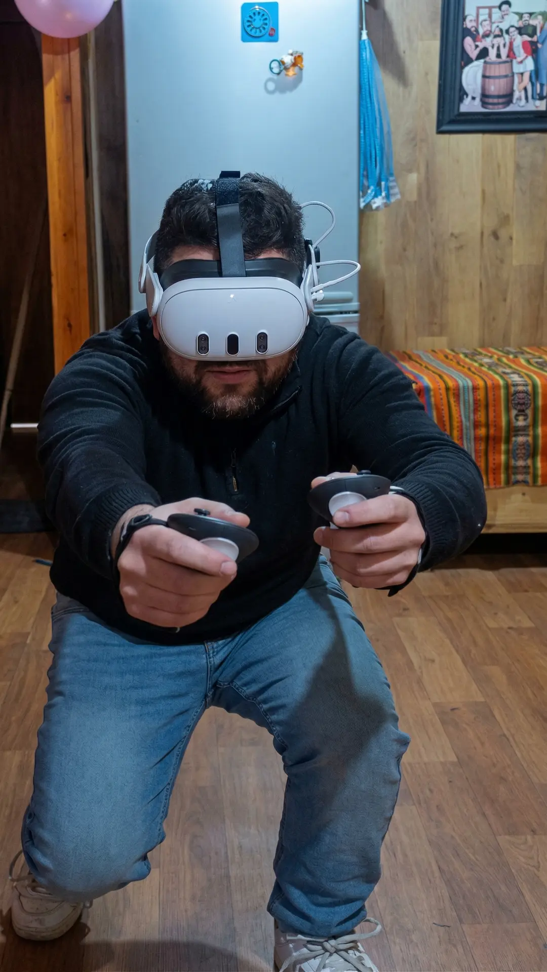 Niño disfrutando realidad virtual